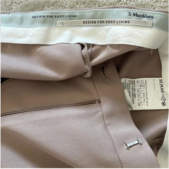 Cotton and viscose trousers 'S MAX MARA - Picture 11 of 16